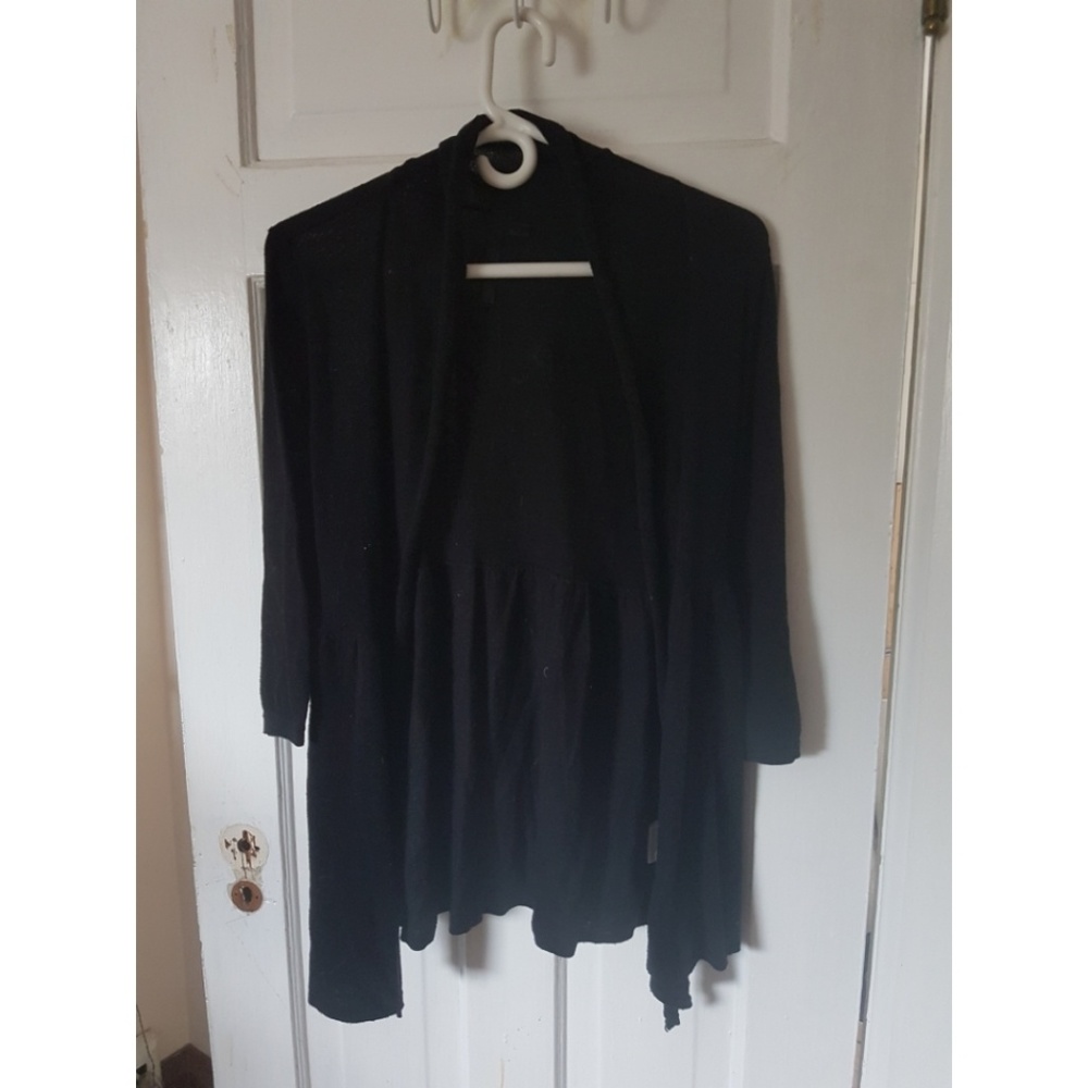 Black cardigan
